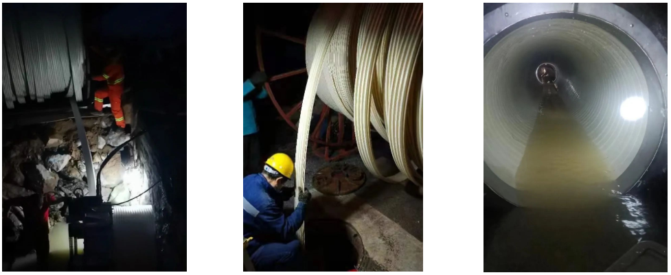螺旋缠绕带材与成型内衬